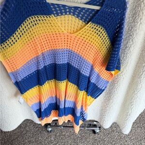 Colorful Striped Knit Top